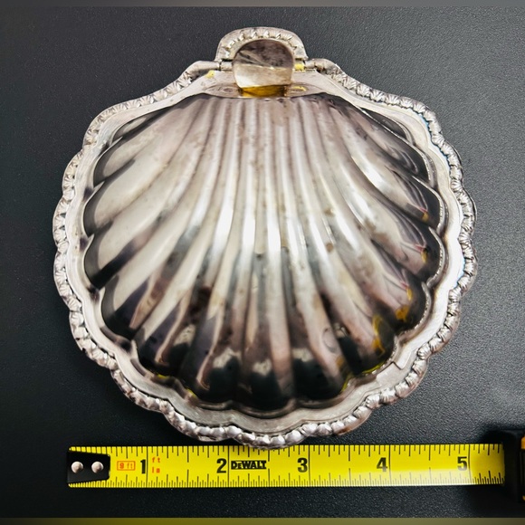 William Adams England Antique Silver Plate Clam Shell - Picture 9 of 10